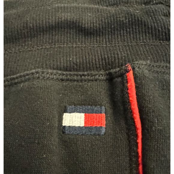 Tommy Hilfiger Sport Black Joggers Stars - Sz XS - Picture 3 of 12